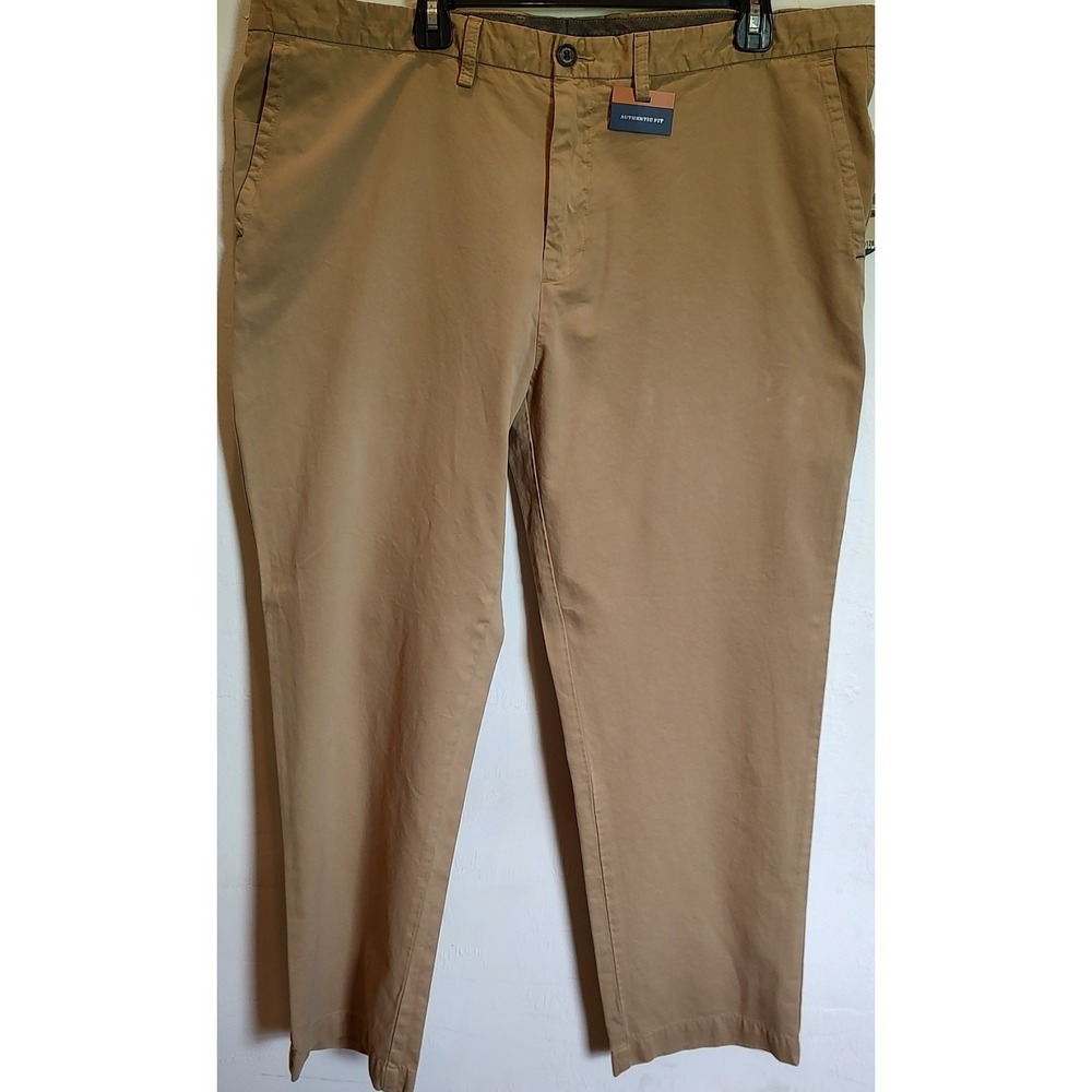 Tommy Bahama Island Chino Pant Men Sz 42x30 Casual Trousers Tan Brown Pima Modal